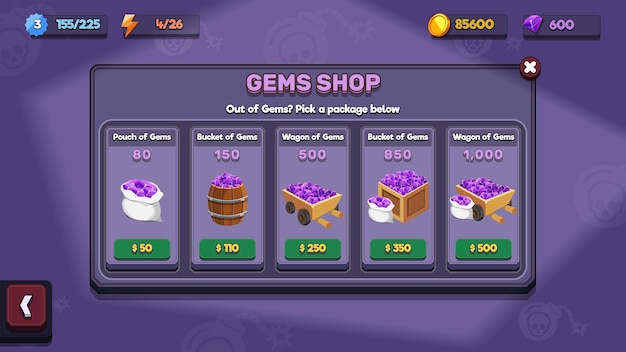 Tournament management system interface